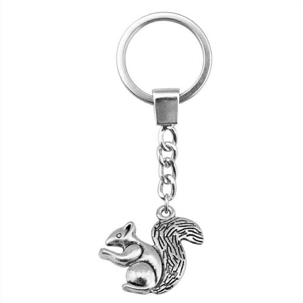 Christmas Snowman Charm Keychain Winter Holiday Key Ring 30mm Ring