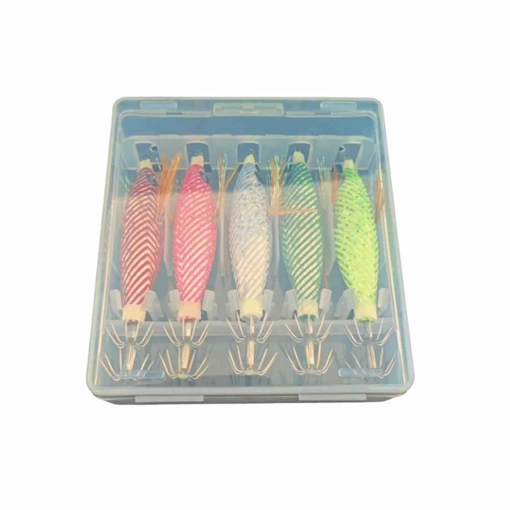 Luminous Coating Egi Jig Bait UV Glow Saltwater Fishing Lure Horizontal Jig Lure  Saltwater Use