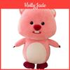 Cute Plush Piglet Beaver Doll Toy Cartoon Animal Figure Gift For Kids 38cm Height
