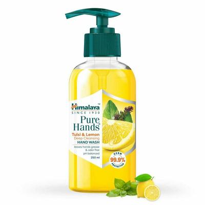 10 X Pure Hands Tulsi & Zitrone Tiefenreinigendes Handwaschgel 250 ml