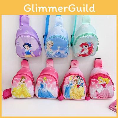 Schultertasche mit Aufdruck Prinzessin Crossbody Brusttasche Kinder Outdoor Geschenke