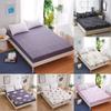Bed Sheet Fitted Cover Without Pillowcase Floral Printed Single Double Size King