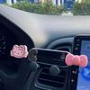 Bow Mobile Phone Car Bracket Air Outlet Car Cute Car Navigation Holder Support Frame Advanced Sense