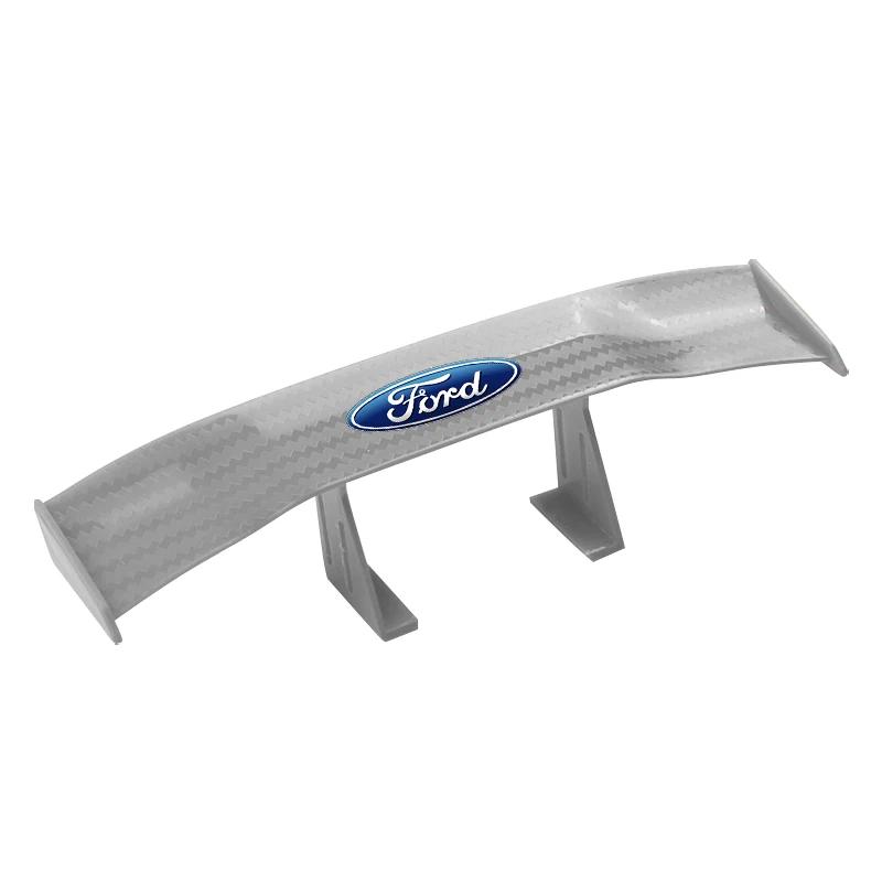 Gorąca Moda Samochodowa Mini Spoiler Skrzydło Tylne Skrzydła Model Dekoracja Stylizacji Auta Dla Ford Focus 2 3 Mondeo Kuga Fiesta MK7 Escort Edge