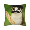 Pillow Cover Cat Owl Funny   Vintage Pillow Case For Chair Sofa Home Decor Pillowcases