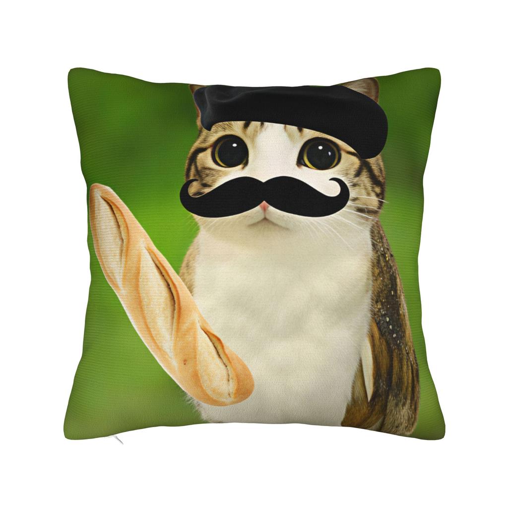 Pillow Cover Cat Owl Funny Vintage Pillow Case For Chair Sofa Home Decor Pillowcases