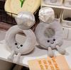 Jelly Wedding Series: Cute Plush Doll with Wedding Cake Bouquet & Diamond Ring Art