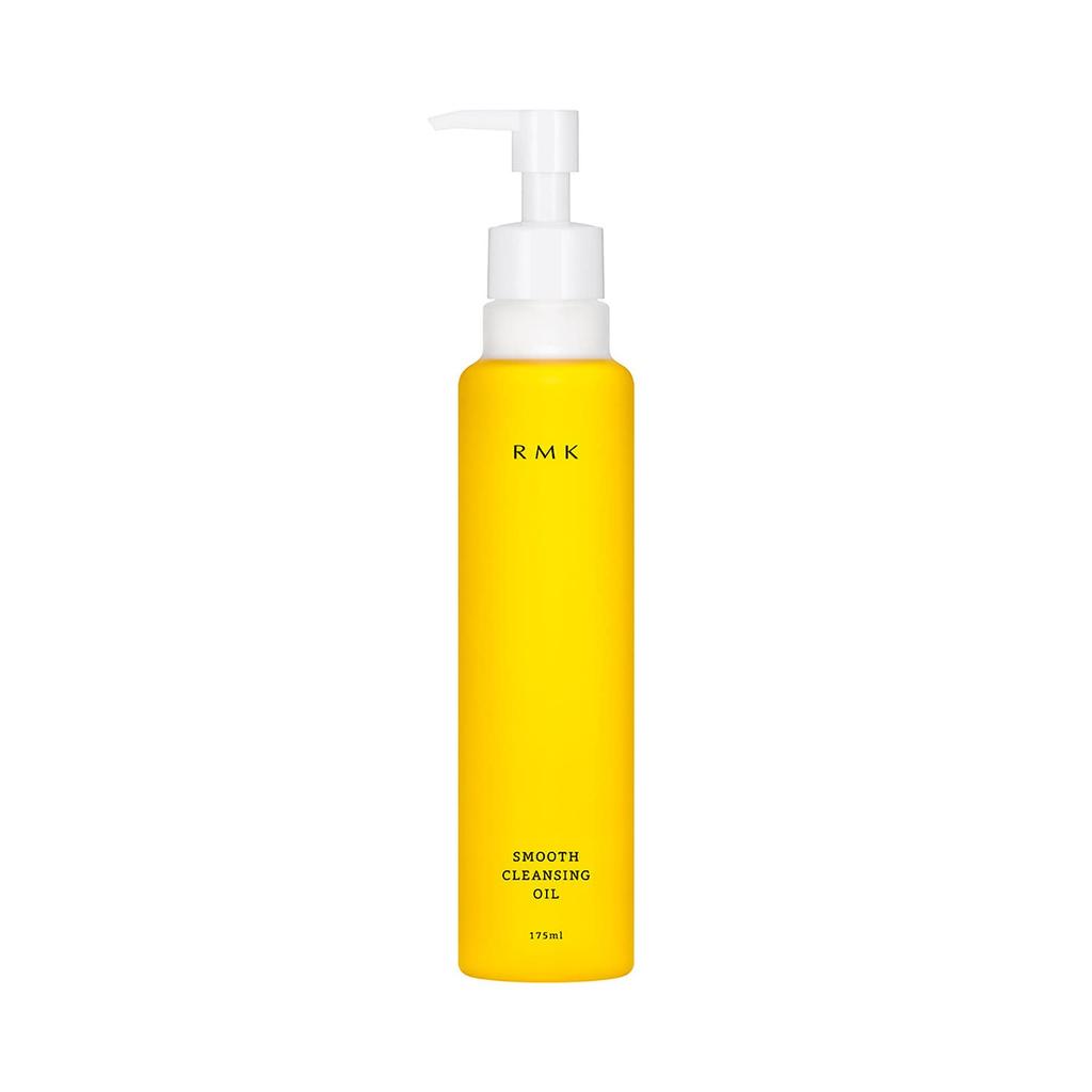 RMK Smooth Cleansing Oil 175mL - Citrus Mint Scent (100% Plant-Based Oil, Waterproof Makeup Remover, Pore Cleanser)