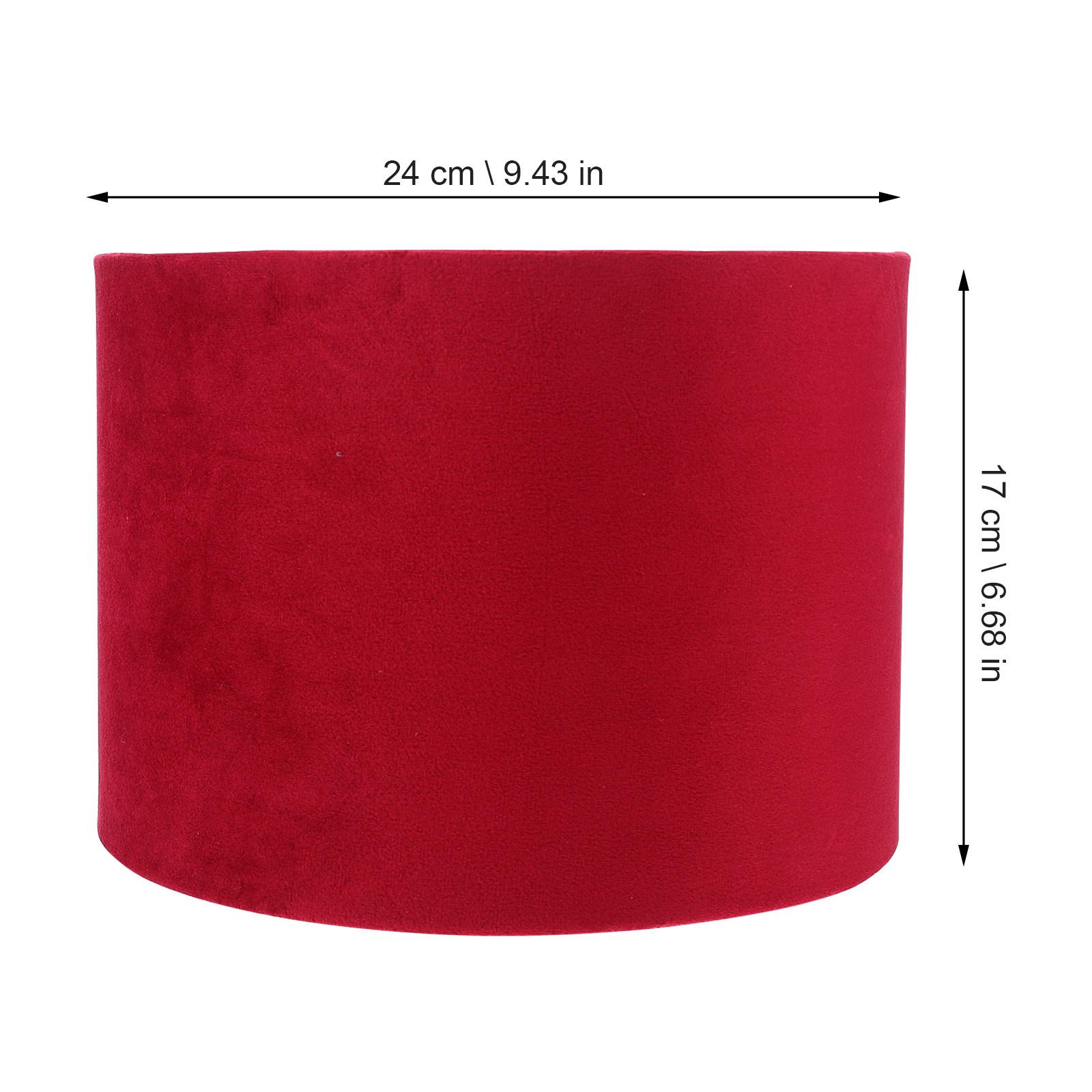 

1Pcs Creative Cloth Lampshade Table Lamp Cover Bedside Light Shell Decorative Light Shell Natural Warm Atmosphere Home Lampshade красный