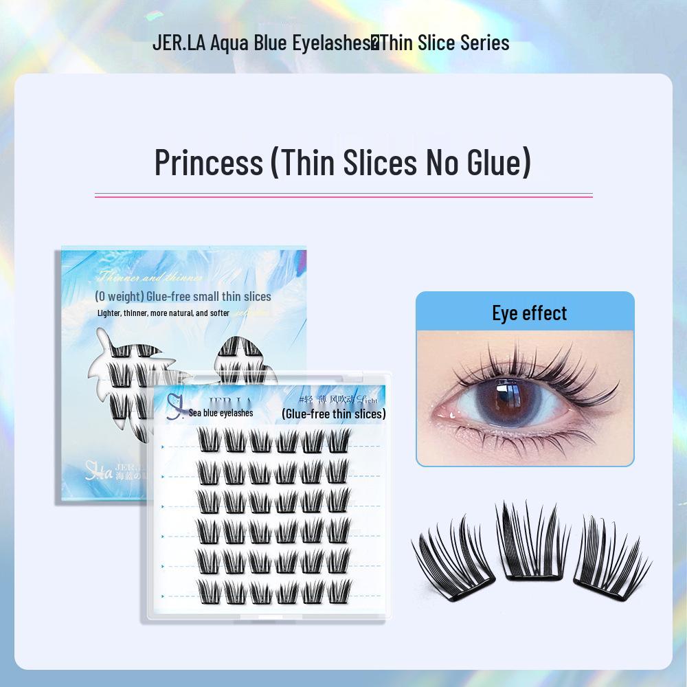 

Lively Albizia Julibrissin Zero-Burden False Eyelashes – Lightweight and Glue-Free for Beginners. Single Box with Tweezers