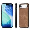 For iPhone Air Case Shockproof Slim Retro Leather Phone Back Cover