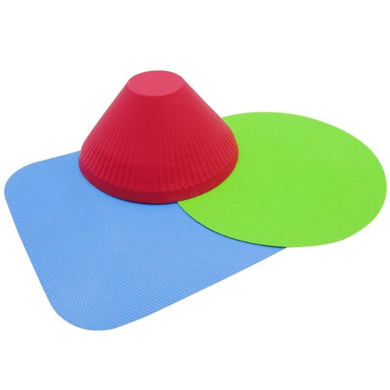Set of 3 Jar Gripper Pads Jar Opener Pad Multifunctional Heat Insulation Pads Rubber Material for Elderly Children Women