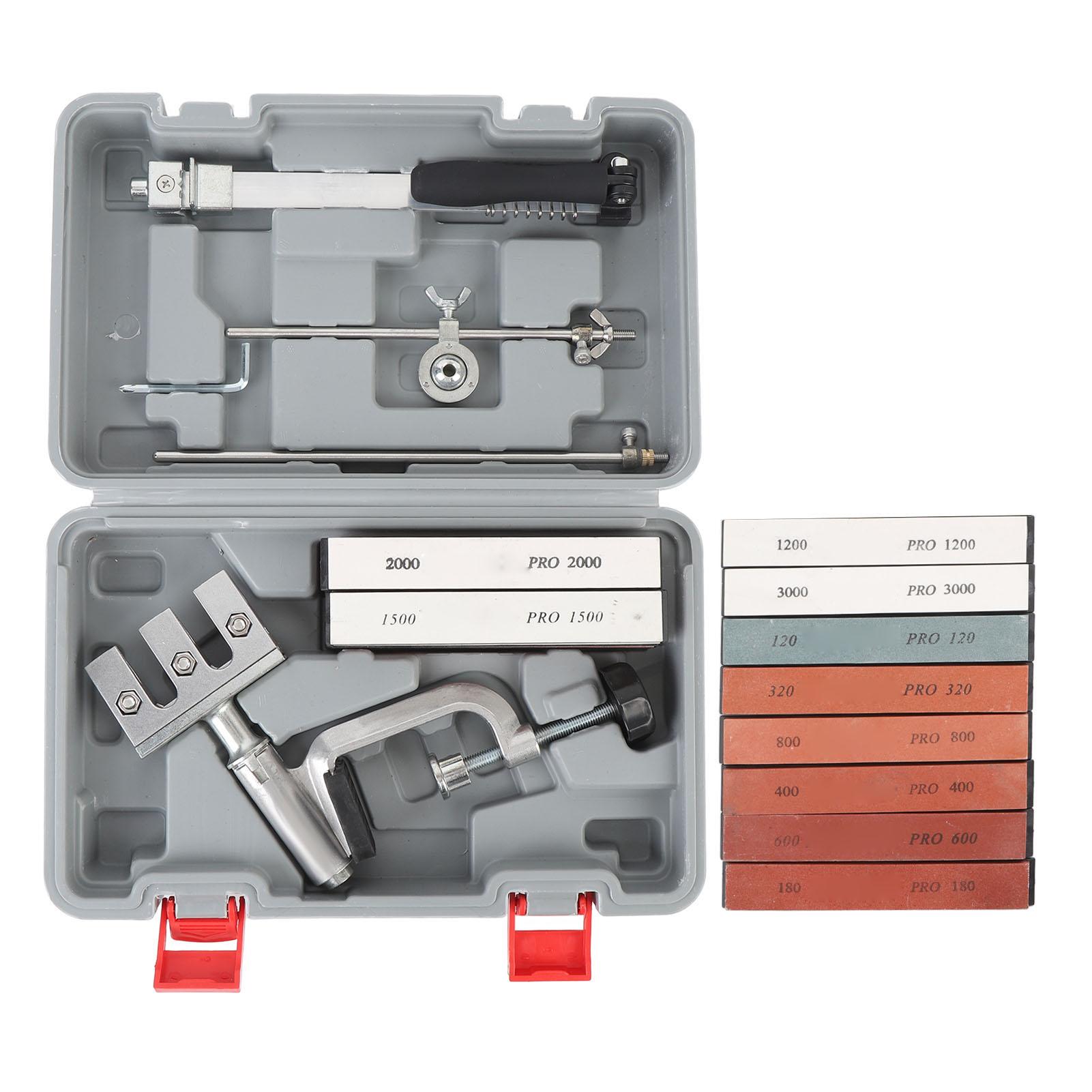 

Точилка с фиксированным углом 360 градусов Быстрая фиксация Шеф-повар Заточная система Литой алюминий Нержавеющая сталь Нескользящая для кухни L