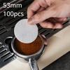 100Pcs Coffee Filter Paper for 51mm/53mm/58mm Disposable Home Handle Special Powder Filter Cafe Strainer Paper Coffee Maker Tool