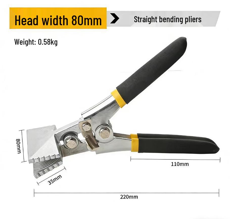 Electrician Multi-Function Edge Bending and Crimping Pliers