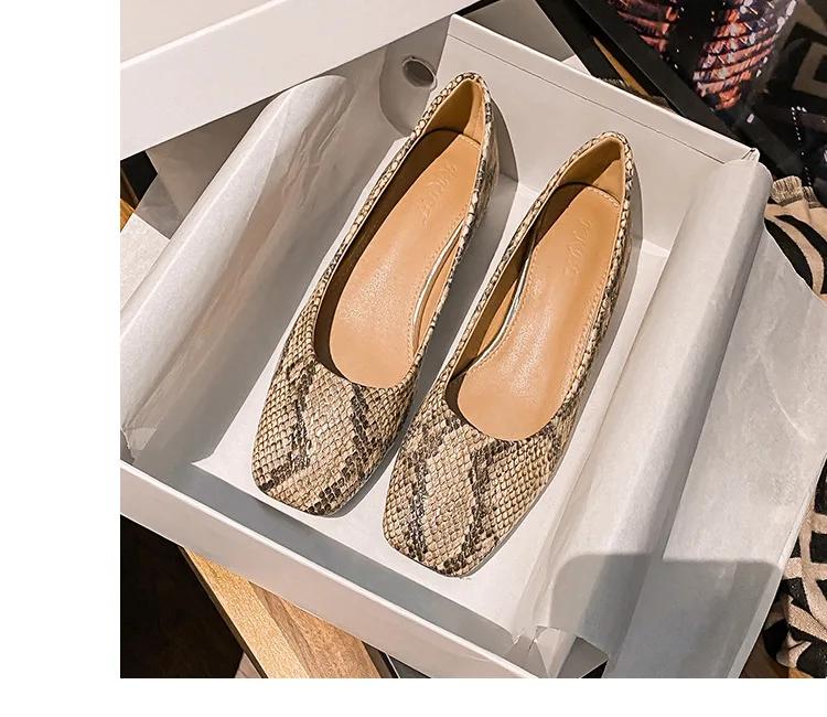 New Women Shoes Fashion Pumps Yellow Snakeskin Print Casual High Heels Shoes Sexy Party Dress Shoes