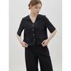 V Neck Out Pocket Half sleeVe Jacket C262msf236