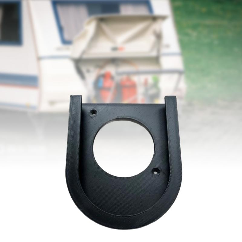 Kunststoff-Schutzrahmen für Camping-Gasflasche Sichere Befestigungshalterung Passt auf Kappen von 11 kg und 5 kg Camper-Tanks