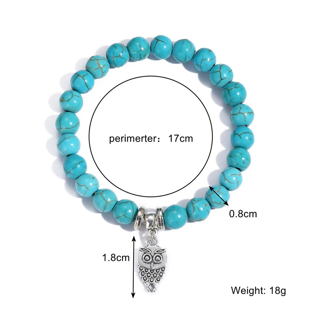 Beaded Bracelet Ladies Set Bohemian Ethnic Turquoise Bracelet