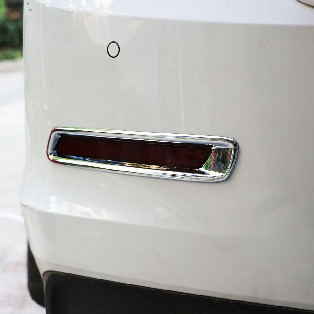 Car Rear Fog Lamp Cover Trim for Chevrolet Malibu 2012 2013 2014 2015 3Pcs/Set Fog Light Frame Styling Sticker Accessories