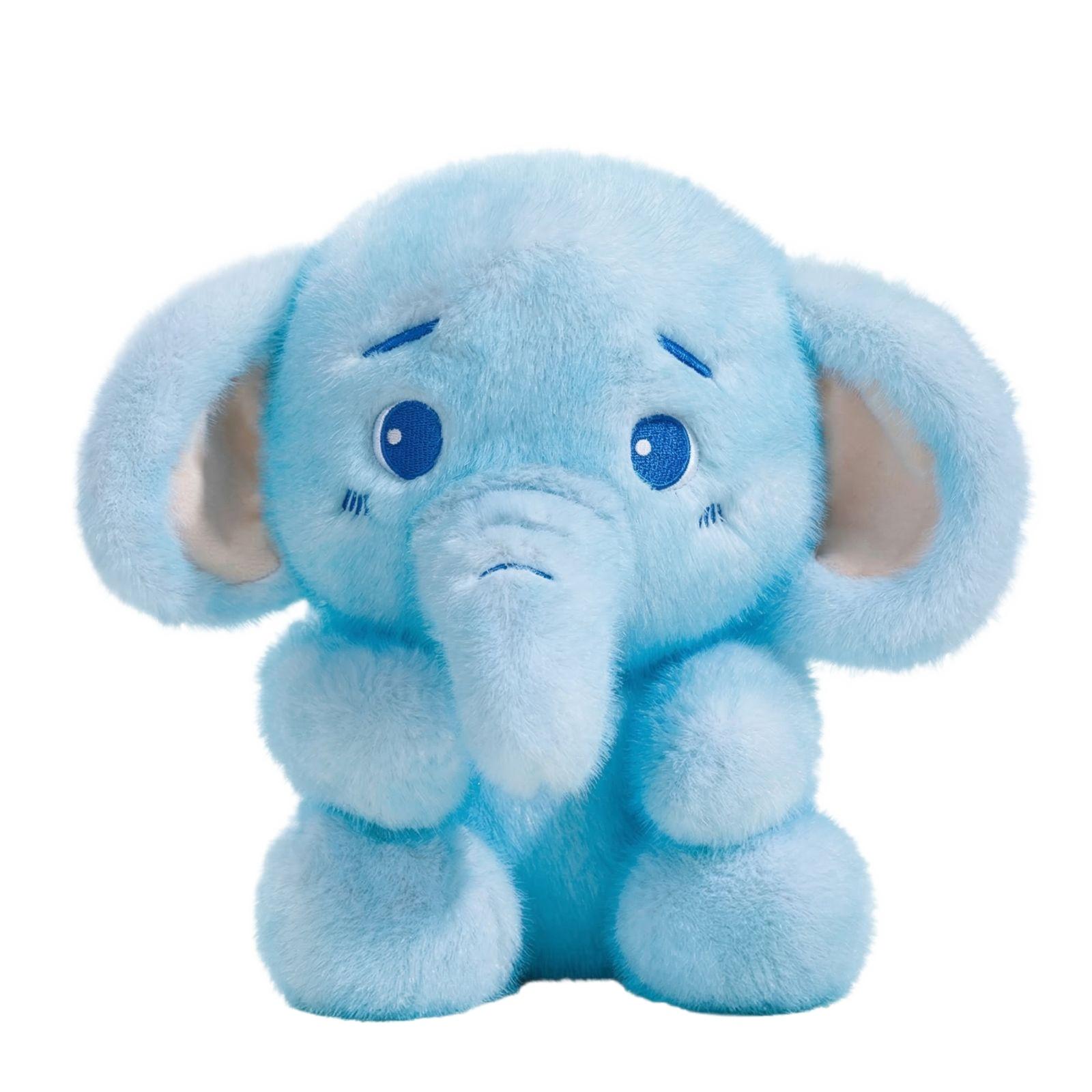 

Elephant Cloth Doll Plush Toy One Size светло-синий