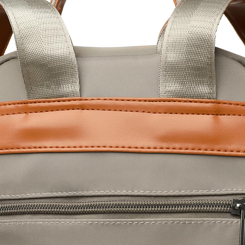 Stylish Nylon Backpack for Women – Lightweight & Water-Resistant Design with PU Accents and Multi-Pocket Storage, Ideal for Daily Use