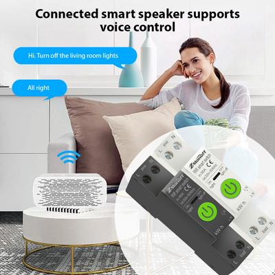 Smart Circuit Breaker Tuya APP WiFi Enabled Circuit Breaker Electricity Statistics Leakage Switch