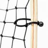 Rebounder Net for Ball Return Practice with a Clear Aiming Area, Polyester Construction and Edge Connection Points for School and Team Training