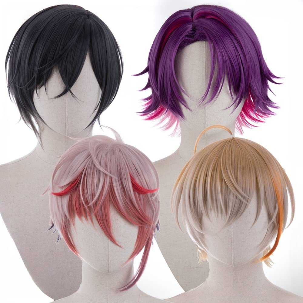 Heat-resistant Cosplay Wig, Perfect for Anime Costumes, Parties, Events, and Fancy Dress. Includes Wig Net. (Watarai Hibari)