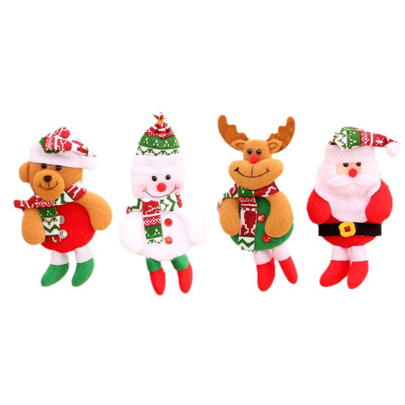 Christmas Little Fabric Doll Ornaments - Tree Decorations & Gifts