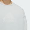 Adidas SS24 Zen Cure Z.N.E. Fleece-Lined Casual Sweatshirt Men Sweatshirt Silver-Grey IQ1376