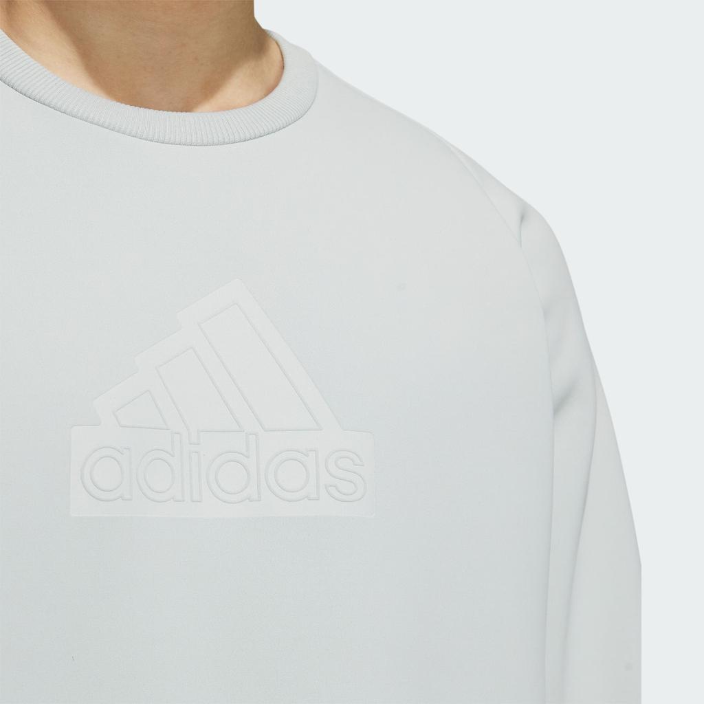 Adidas SS24 Zen Cure Z.N.E. Fleece-Lined Casual Sweatshirt Men Sweatshirt Silver-Grey IQ1376