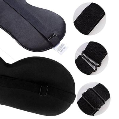 Natural Silk Sleeping Eye-Shade Elastic Blindfold Comfortable Eye Cover for Travel Nap Shift Work
