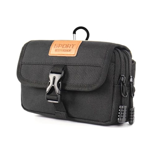 SEKIDAR Multi-Function Belt Pouch, Military-Style Smartphone Pouch, Fixed Wallet Pouch, Small Item Organizer, Smartphone Pouch, Waist Pouch, Tactical/