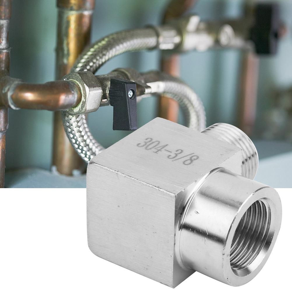 Złączka kolankowa BSPP gwint wewnętrzny do zewnętrznego Adapter złączki rurowej Szybkozłączka do powietrza oleju 3/8 cala