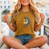 Sun and Moon Mandala Tee | Celestial Half Sun Half Moon Graphic
