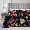 Manana Sera Bonito Karol G Blanket Quality Warm Soft  Throw Blanket Winter Travel Office Couch Chair Novelty Bedspread