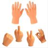 1Set Cats Toy Cat Gesture Finger Cot Cat Finger Sleeve Mini Hand Model Silicone Gloves Pet Interaction Toy Cat Massage Tool