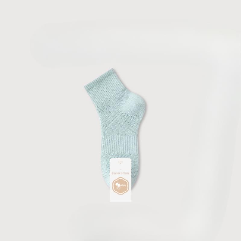Female Summer Cotton Mesh Breathable Boneless Sports Tube Socks