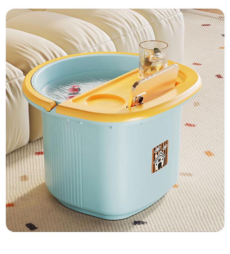 Thickened Heat-Preserving Foot Bath Basin for Home and Dorm Use