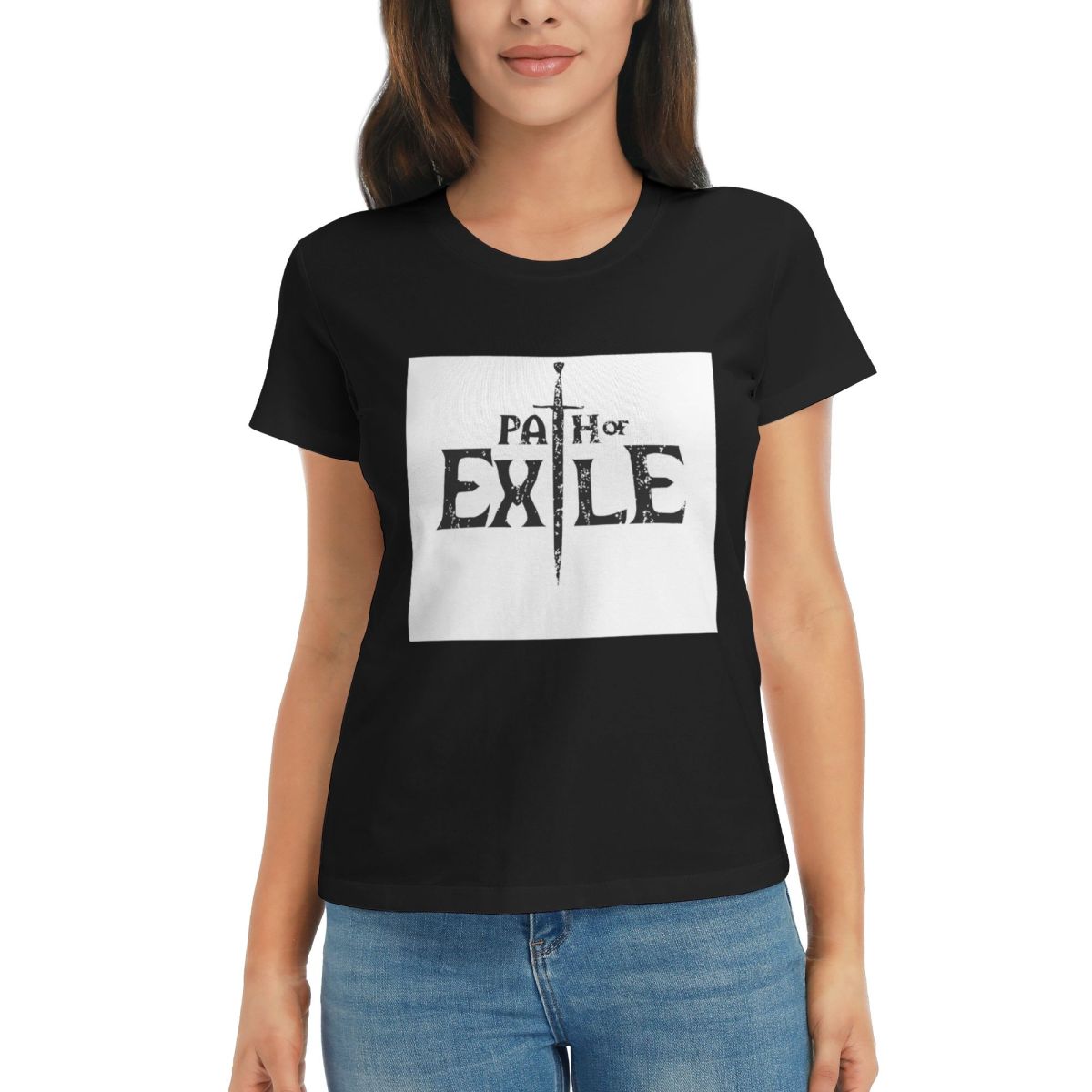 

Women TShirt Path Of Exile Summer Short Sleeve Tees ONeck Cotton T Shirts Clothes Tops Streetwear 4XL