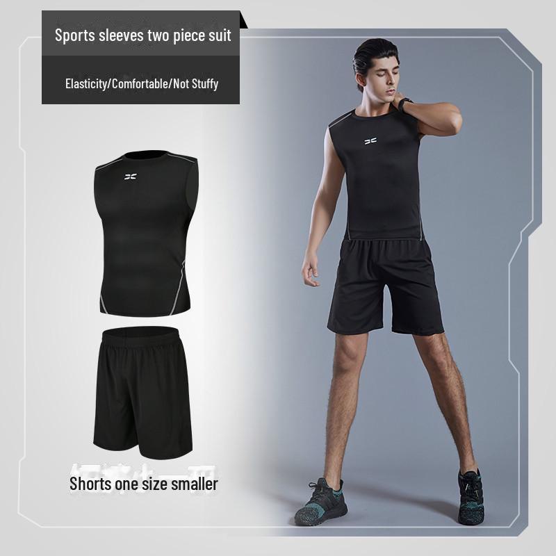 Men's Summer Gym & Sports Suit: Running, Yoga, Basketball, and Night Training Wear