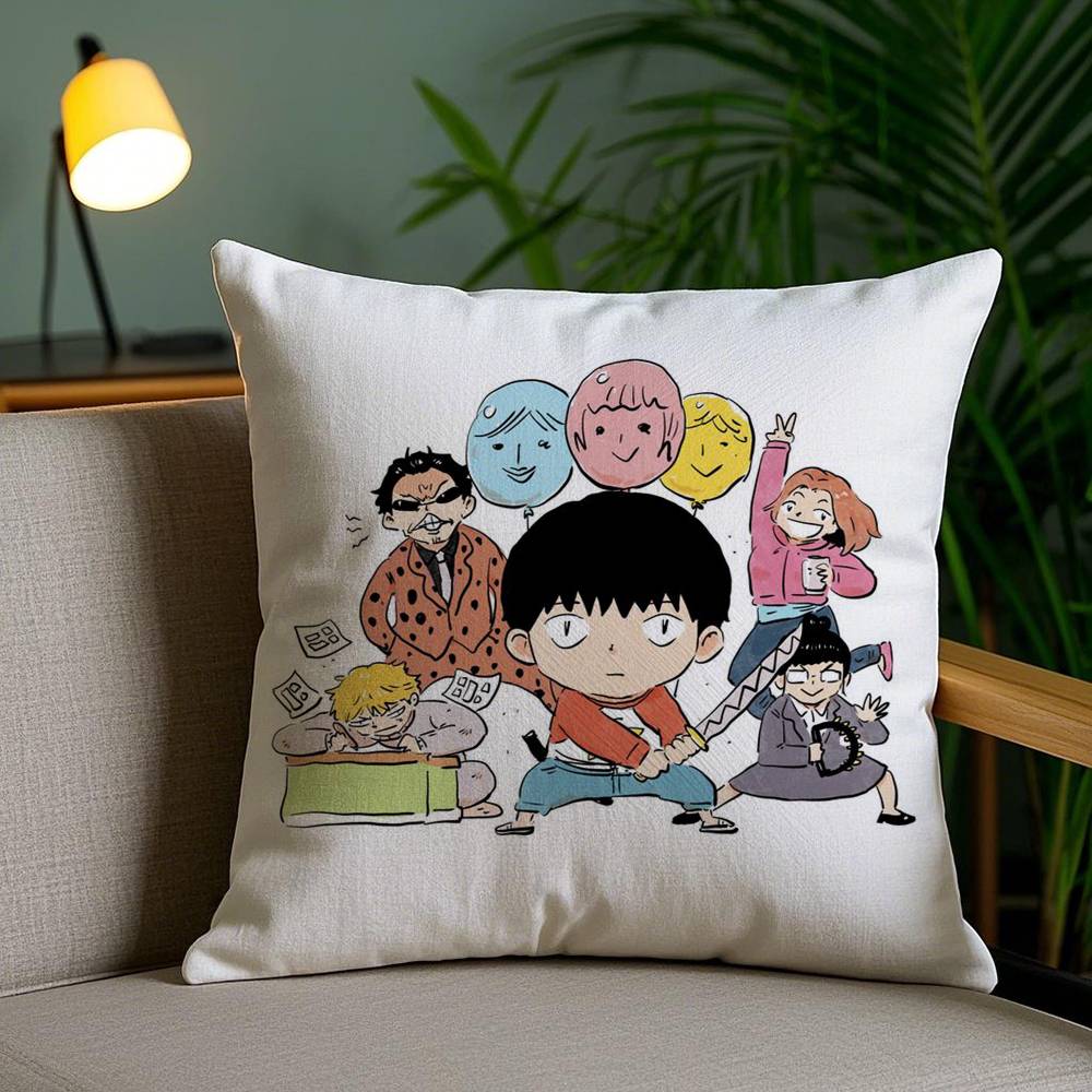 K-Kotaro Lives Alone Pillow Case Home Dorm Chair Back Short Plush Double-sided Printing Office Nap Time Cushion Cover