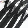 Meetee 2-5Meters 3#5#8#10# Nylon Zip By Meters + Zips Sliders Plastic Roll Zipper Bags Coat Tent Zippers Closure DIY Accessories