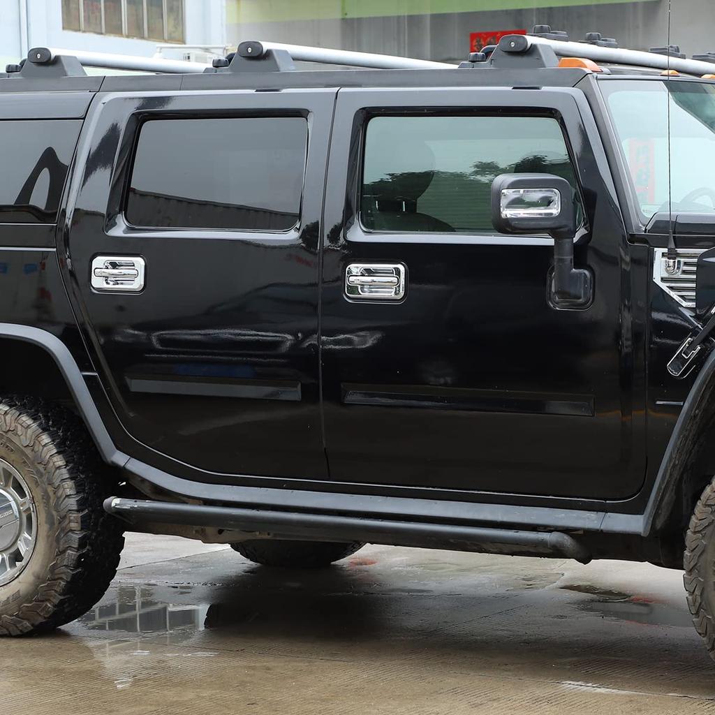 METYOUCAR Car Door Handle Protector Set for Hummer H2 Door Knob Protective Exterior Accessories 4-Piece 2003-2009, Guards, Anti-Scratch Covers,