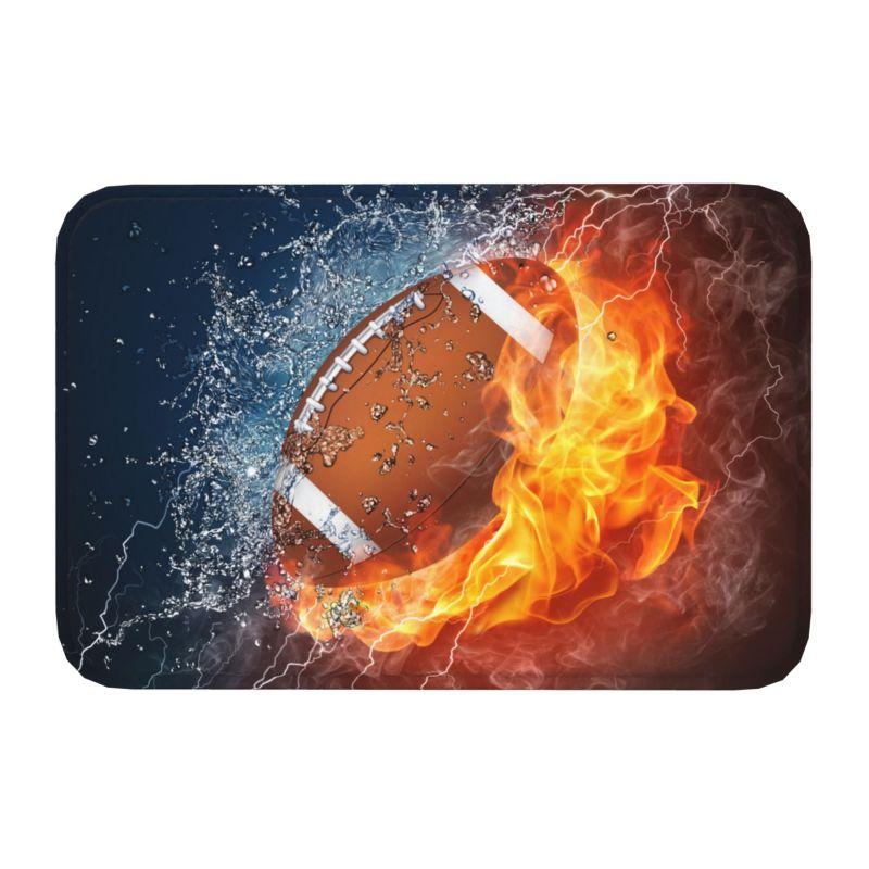 Baseball Basketball Football Doormat Non-Slip Bath Kitchen Mat Toilet Door Floor Entrance Carpet Rug