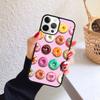 PIZZA HOTDOG Donuts Cake Phone Case for iPhone 17 Air 16 PRO MAX 15 14 PLUS 11 12 13 Back Cover Fundas Shell