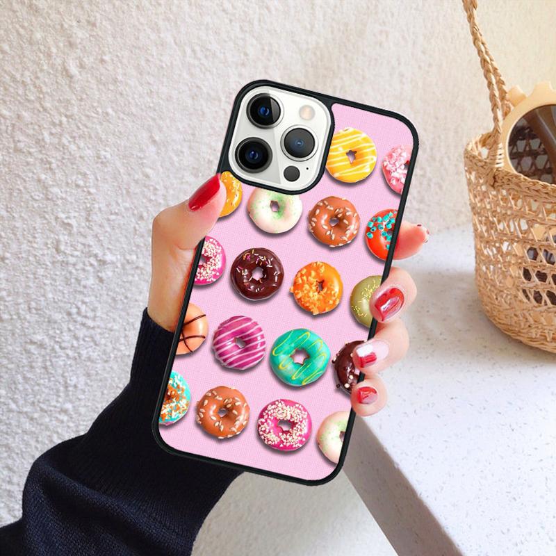 PIZZA HOTDOG Donuts Cake Phone Case for iPhone 17 Air 16 PRO MAX 15 14 PLUS 11 12 13 Back Cover Fundas Shell