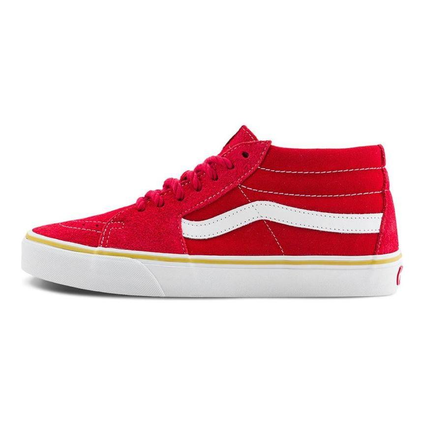 Vans Zapatillas de Skate SK8 Caña Media Unisex Rojas Blancas VN000BWEJV6