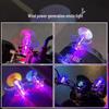 Colorful LED Wind-Powered Car and Motorcycle Ornaments